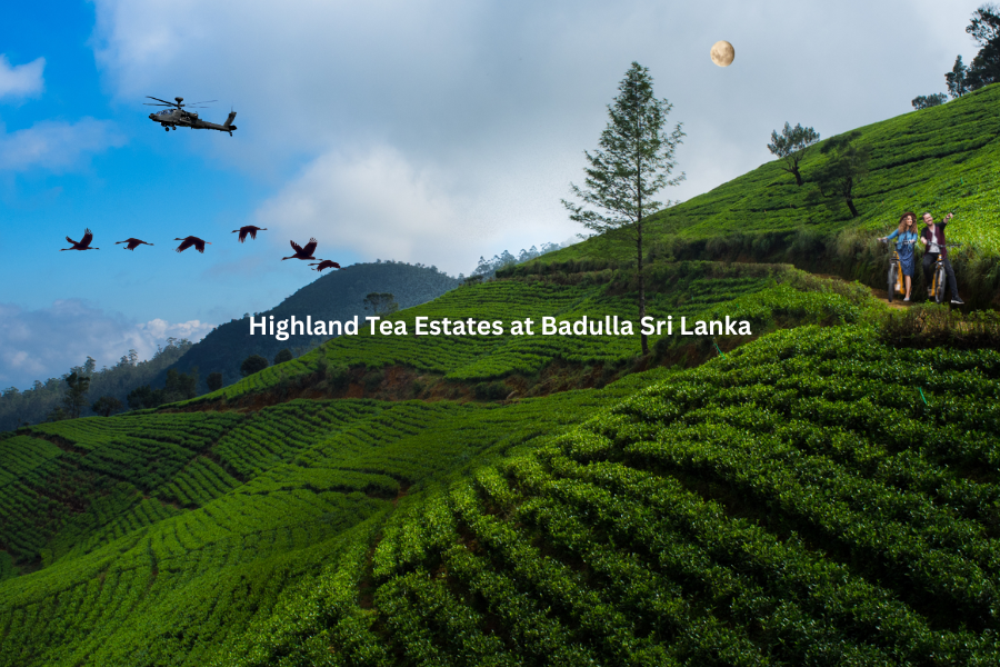 Highland Tea Estates in Sri Lanka